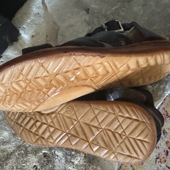 MIZ MOOZ | Fascinate Black Leather Sandals Sz 37(6.5/7US) NWOB - Picture 6 of 8